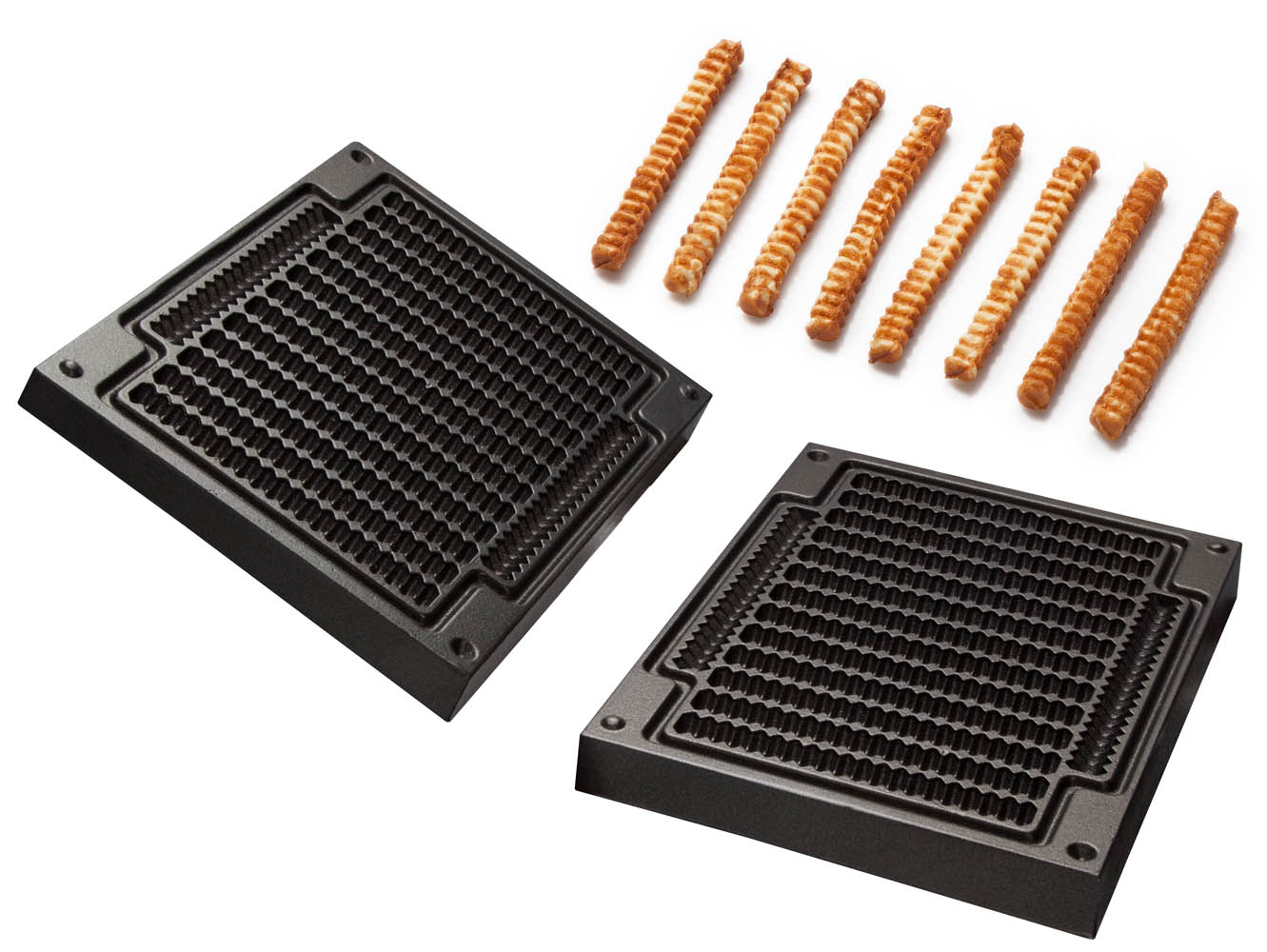 Waffel-Pommes Backplattensatz - für SWiNG-Backsystem