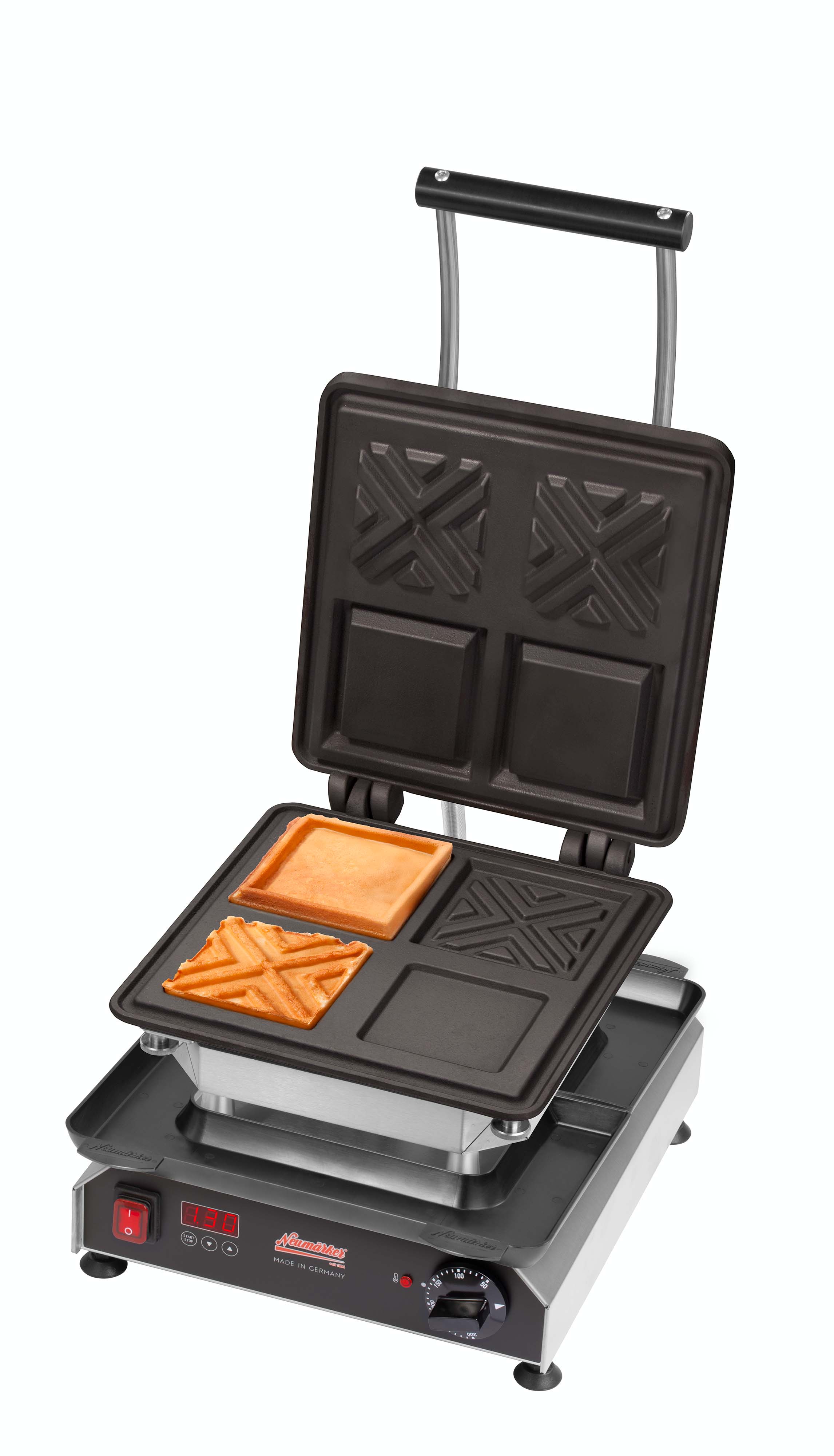 Neumärker Waffeleisen-Wechselplatte X-Waffel für Backsystem & Thermocook