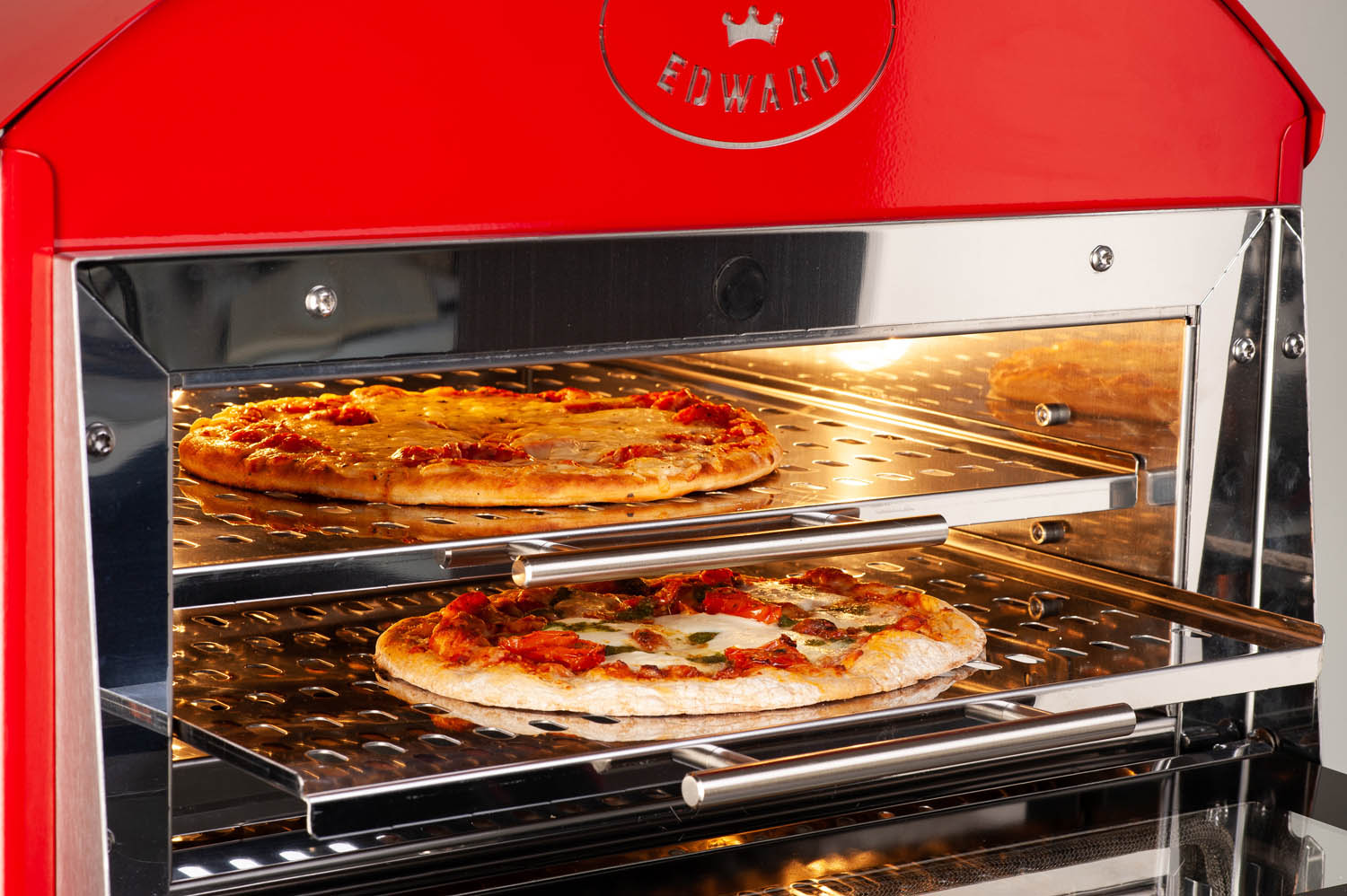 King Edward Vintage Pizzaofen PK1W - mit Warmhaltefach