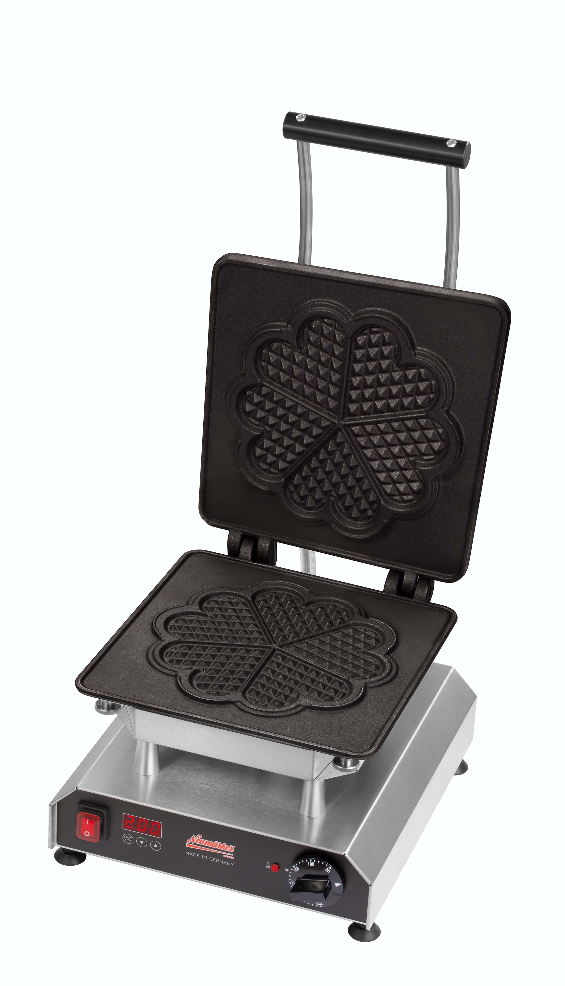 Neumärker Waffeleisen Thermocook® inkl. Große Herzwaffel Wechselplatten
