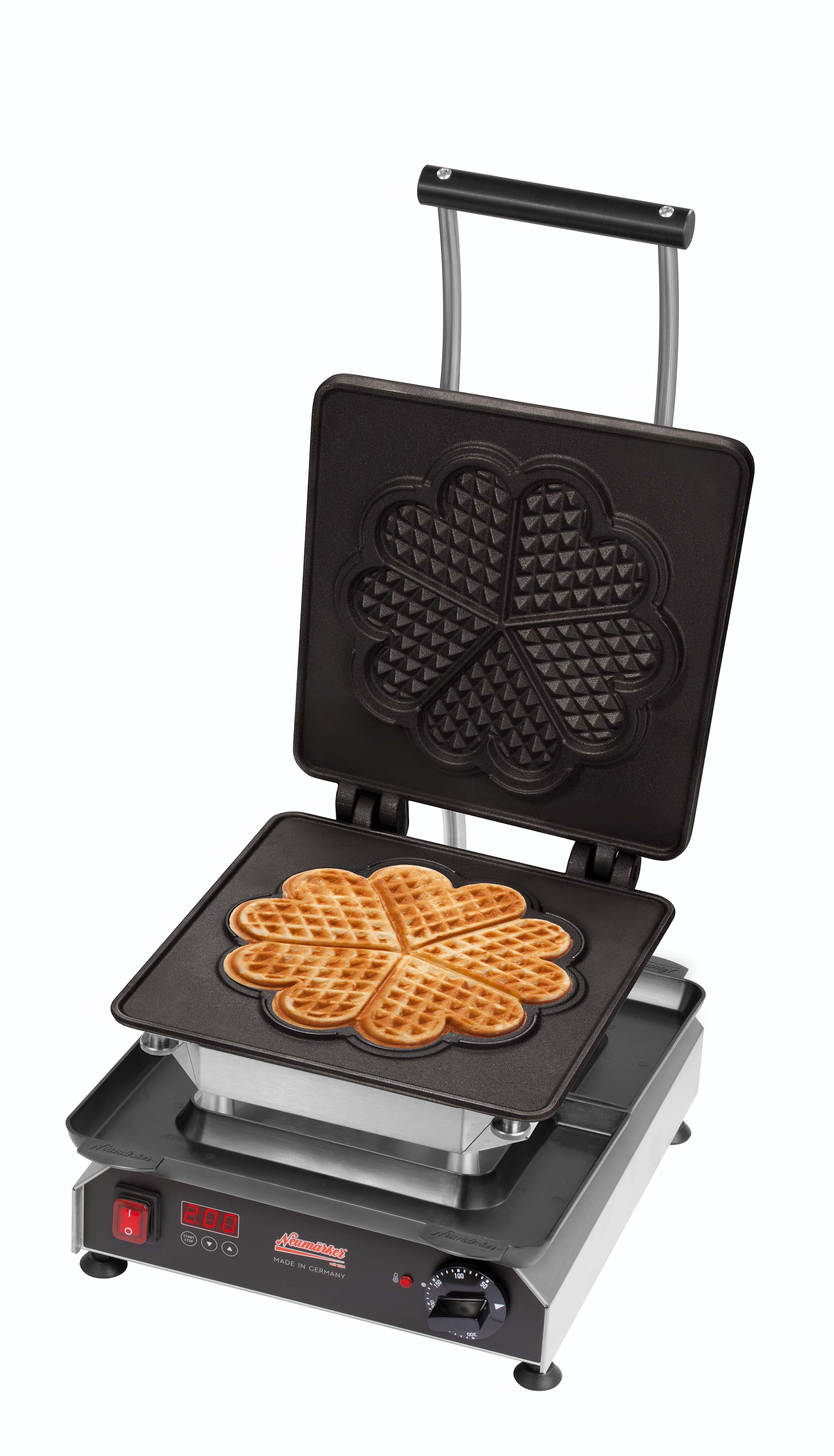 Waffeleisen-Wechselplatte große Herzwaffel AMORE von Neumärker 32-40720