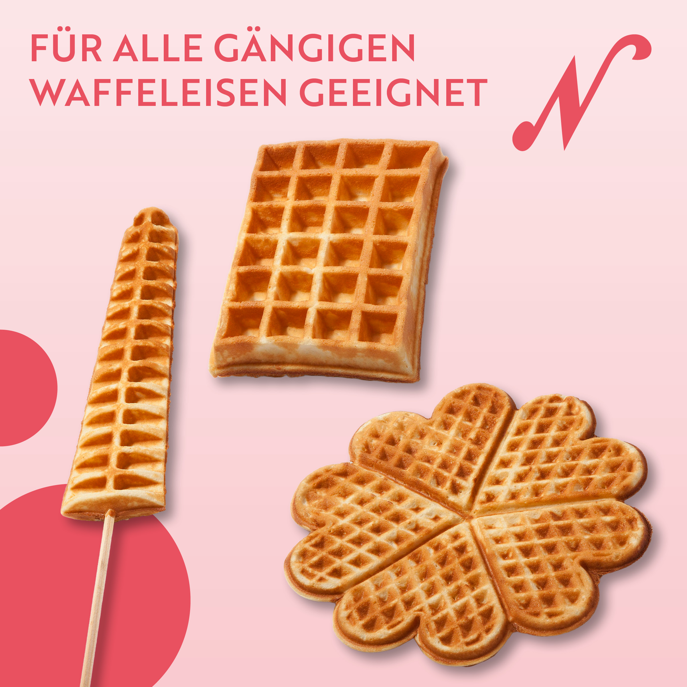 Protein-Waffel & Pancake Ready-Mix Karton à 10 (10x 1) Backmischung Neumärker 05-20139-01