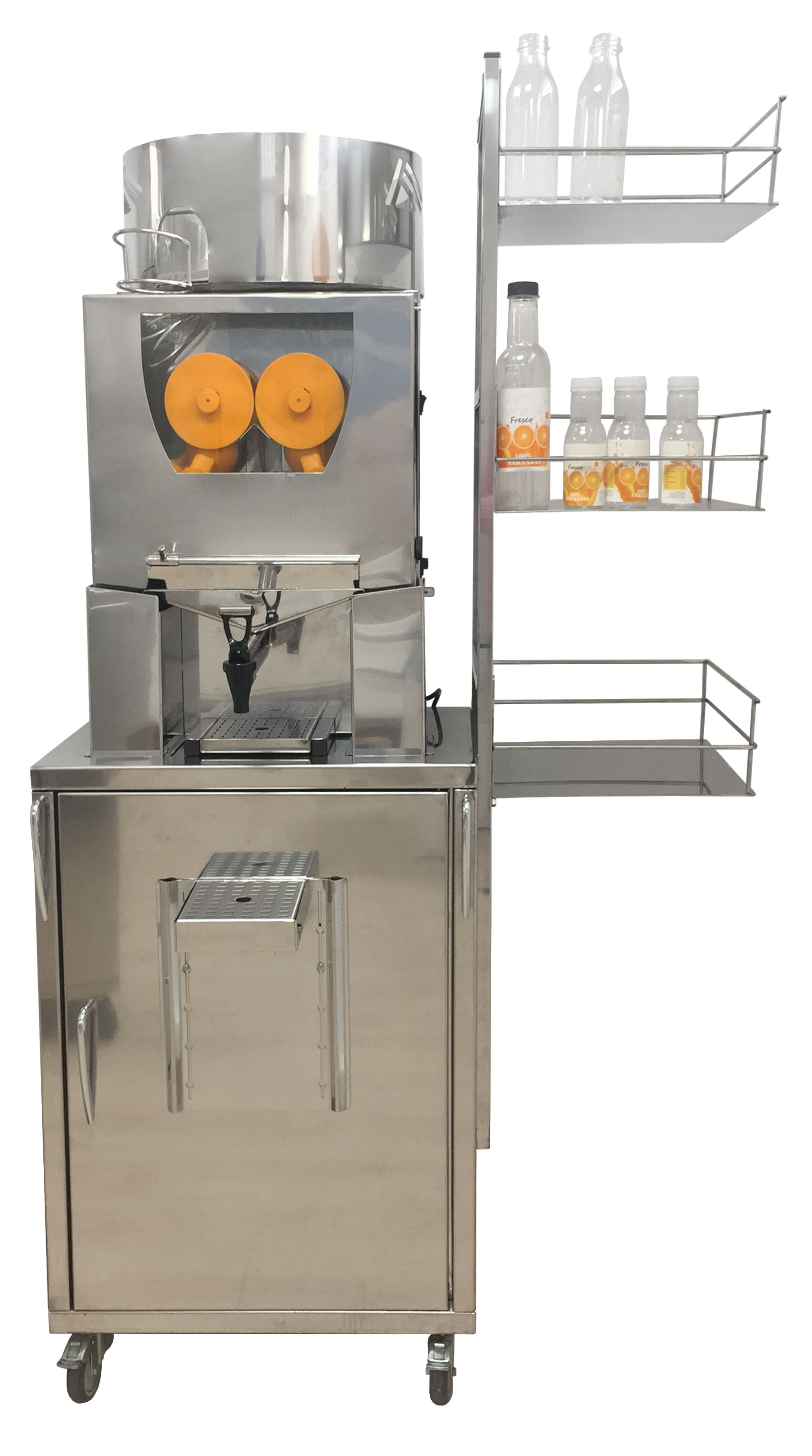 Flaschenregal für Orangensaftpresse SB Naranja