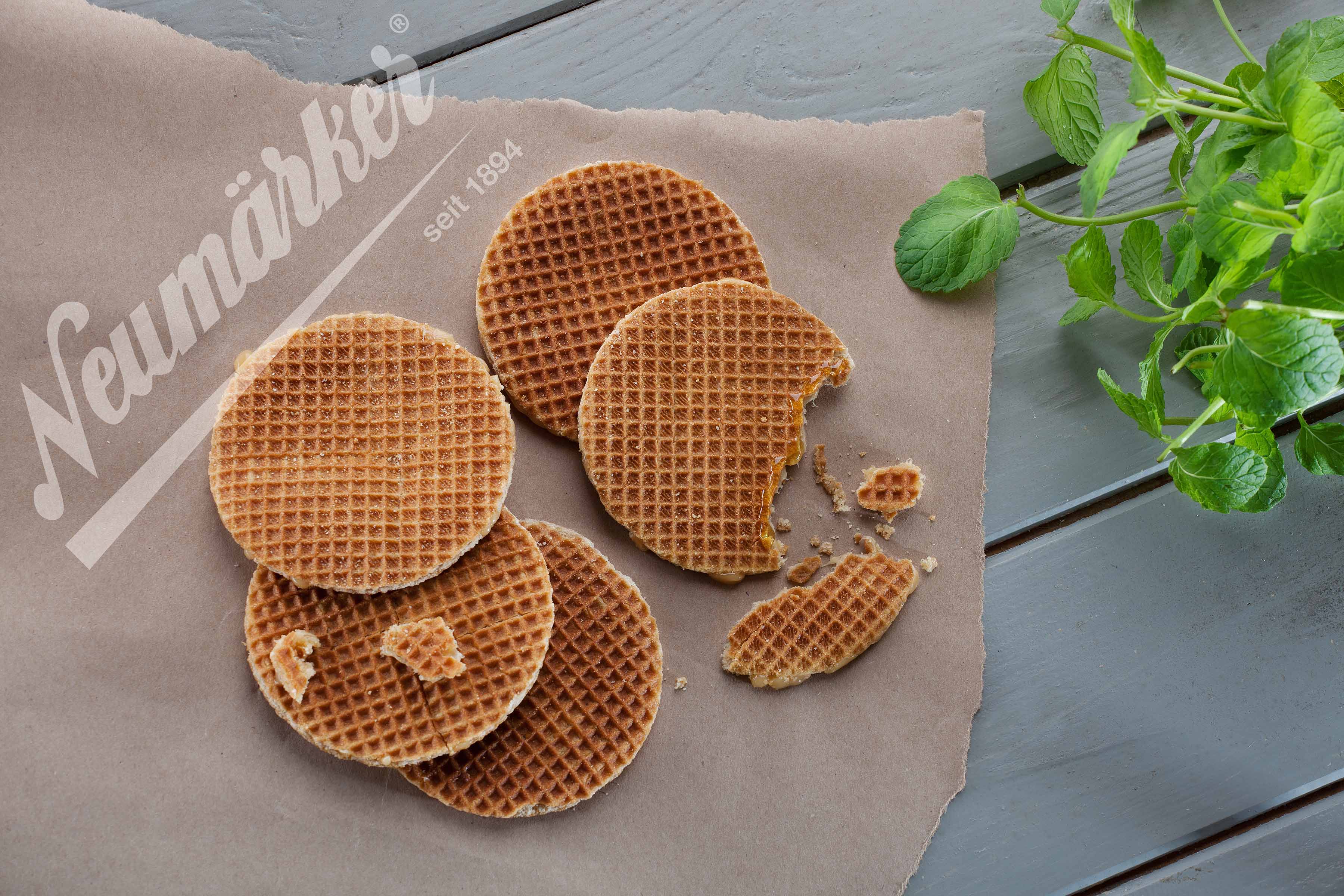 Neumärker Waffeleisen-Wechselplatte Stroopwaffel für Backsystem & Thermocook