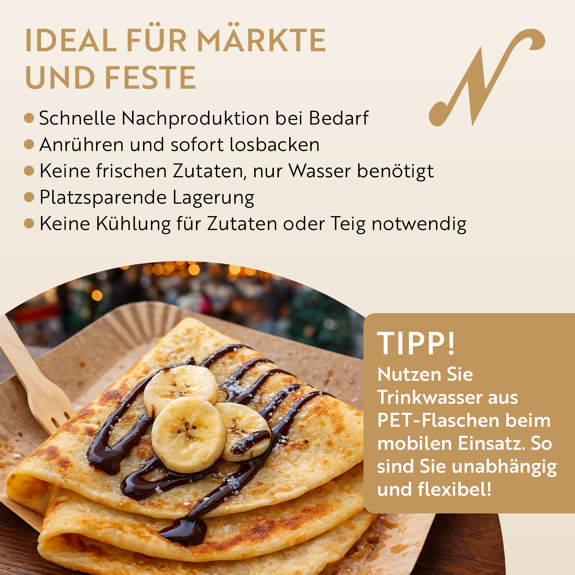 Crêpes-Ready-Mix Fertigmischung Neumärker 05-20136