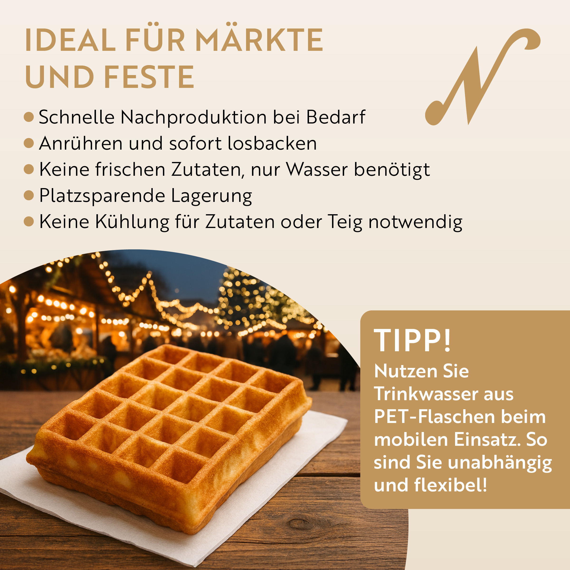 Neumärker Waffel-Ready-Mix - Fertigmischung 05-20122