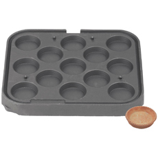 Neumärker Tartlet-Backplatte - 13x runde Backform