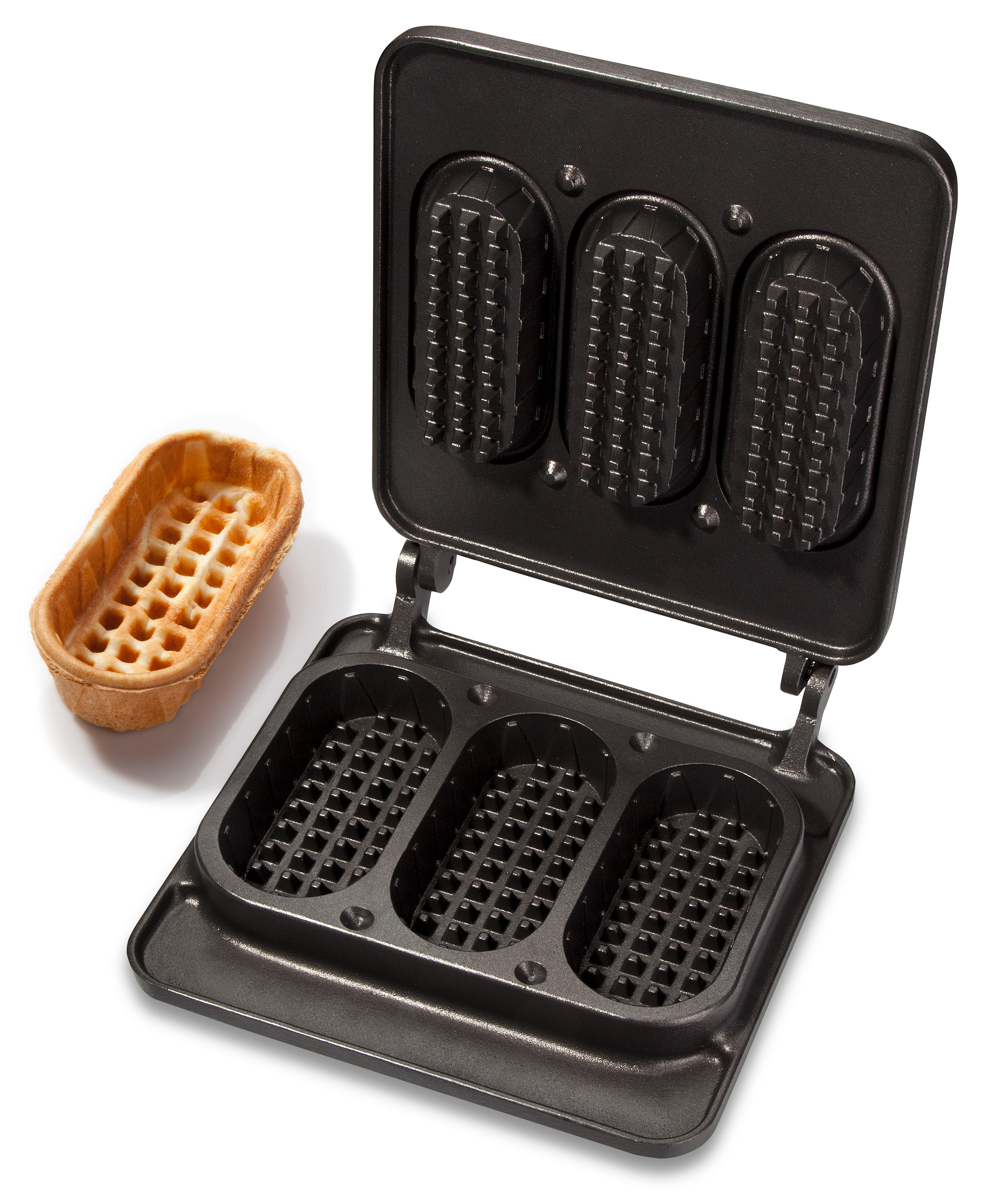 Neumärker Waffeleisen-Wechselplatte Baguettewaffel für Backsystem & Thermocook