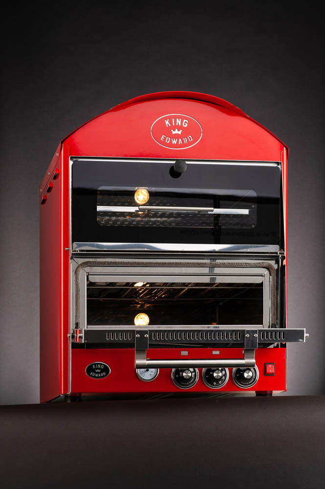 King Edward Vintage Pizzaofen PK1W - mit Warmhaltefach