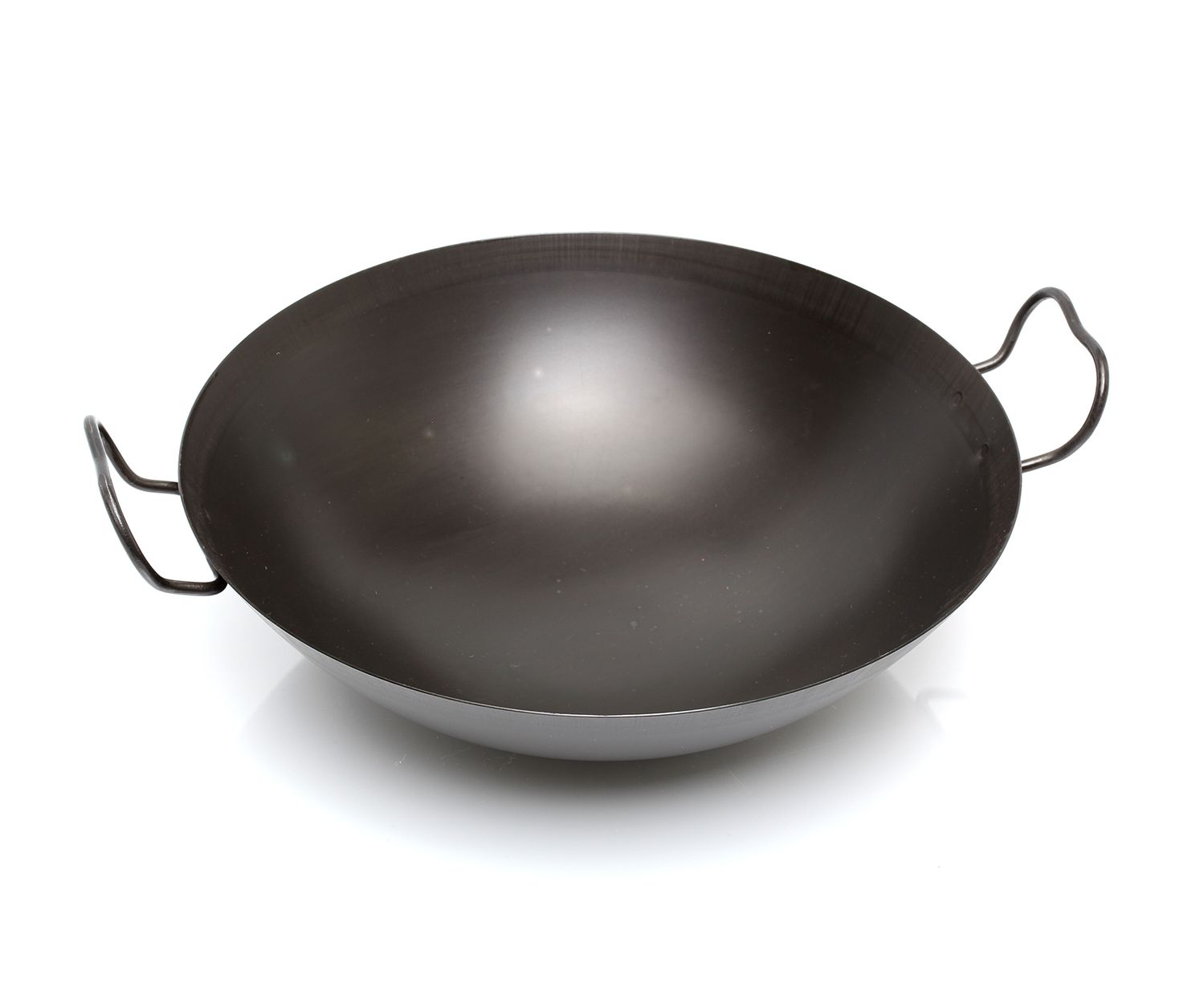 Stahl Wokpfanne WPS 36 cm mit 2 Haltegriffen Made in Germany