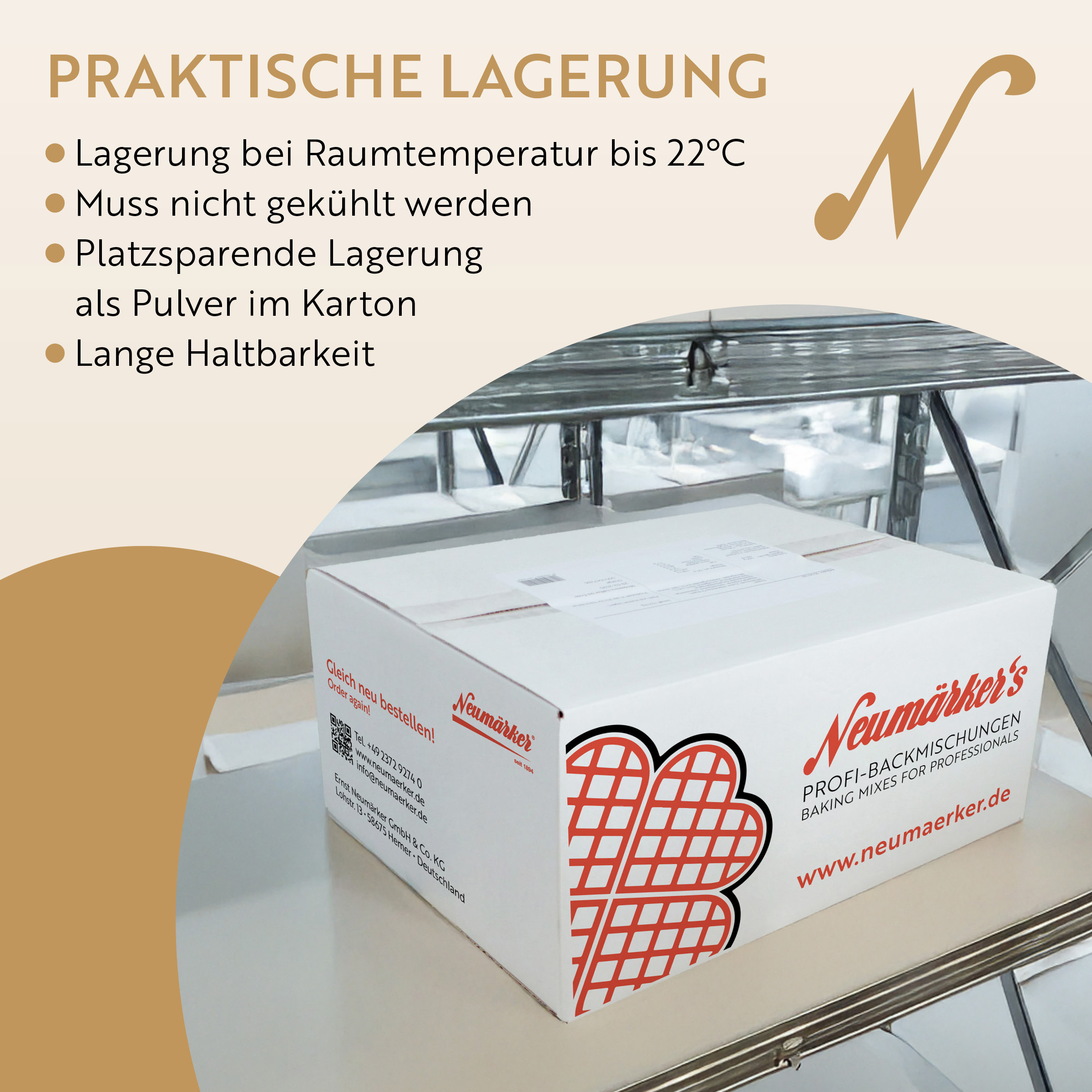 Neumärker Waffel-Ready-Mix - Fertigmischung 05-20122