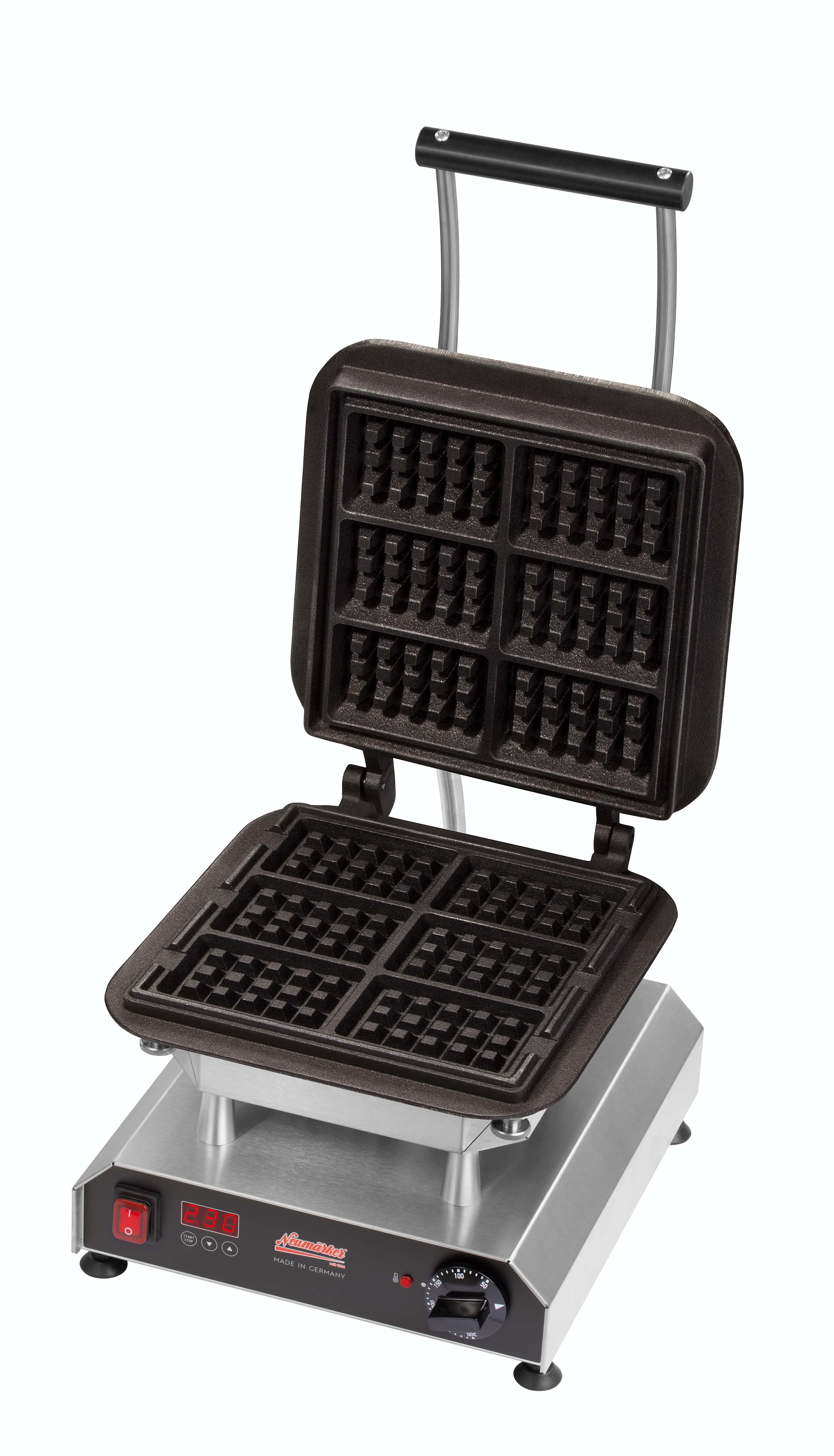 Neumärker Waffeleisen Thermocook® inkl. Rahmwaffel am Stiel Wechselplatten