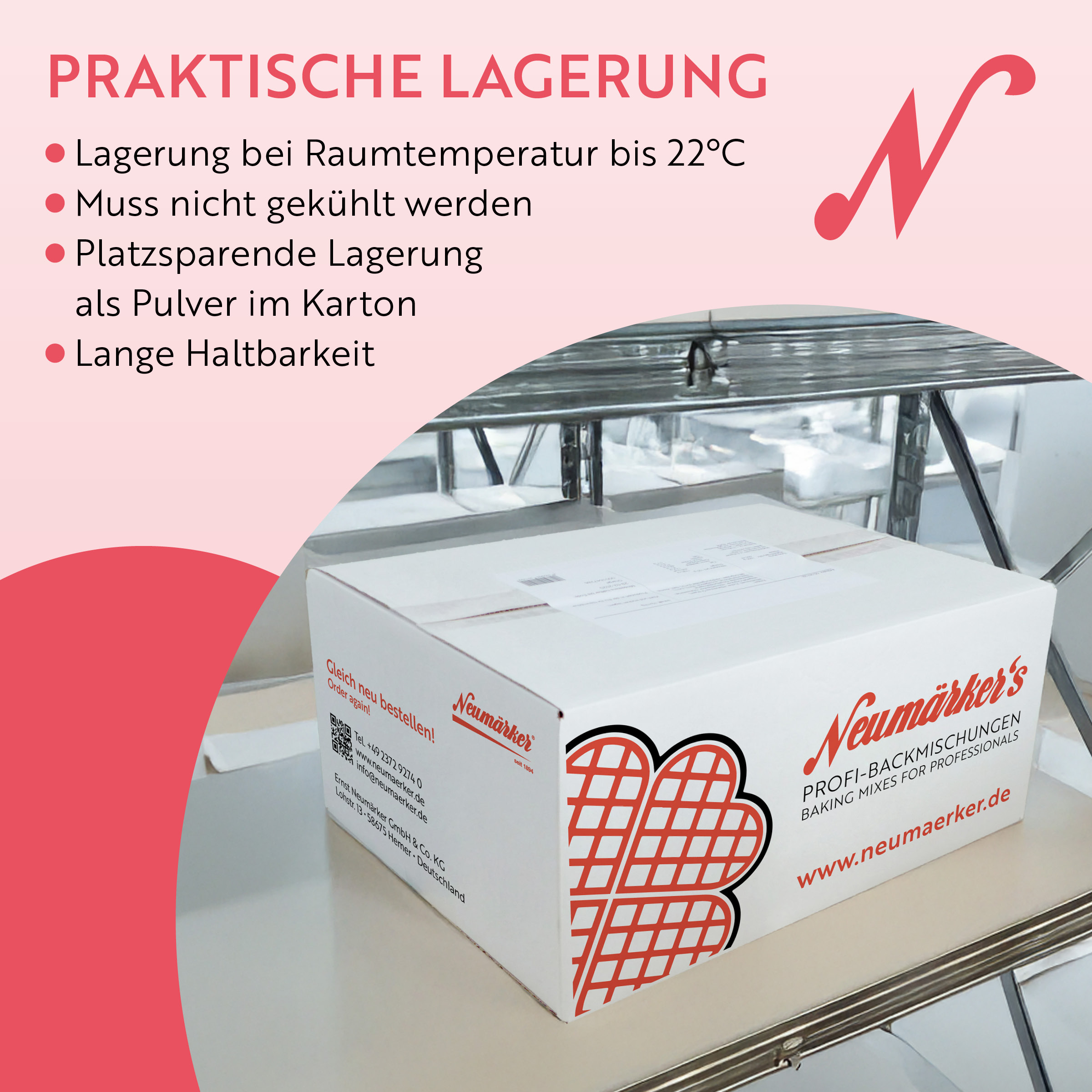 Protein-Waffel & Pancake Ready-Mix Karton à 10 (10x 1) Backmischung Neumärker 05-20139-01