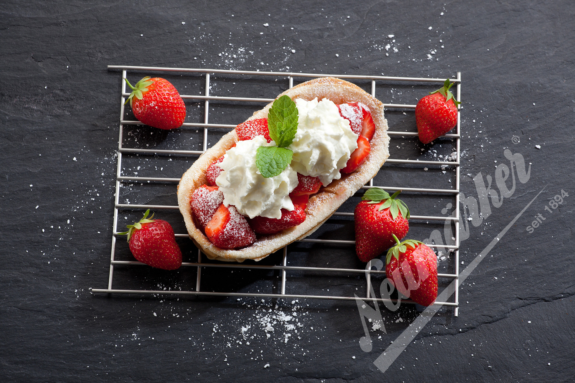 Neumärker Waffeleisen-Wechselplatte Baguettewaffel für Backsystem & Thermocook