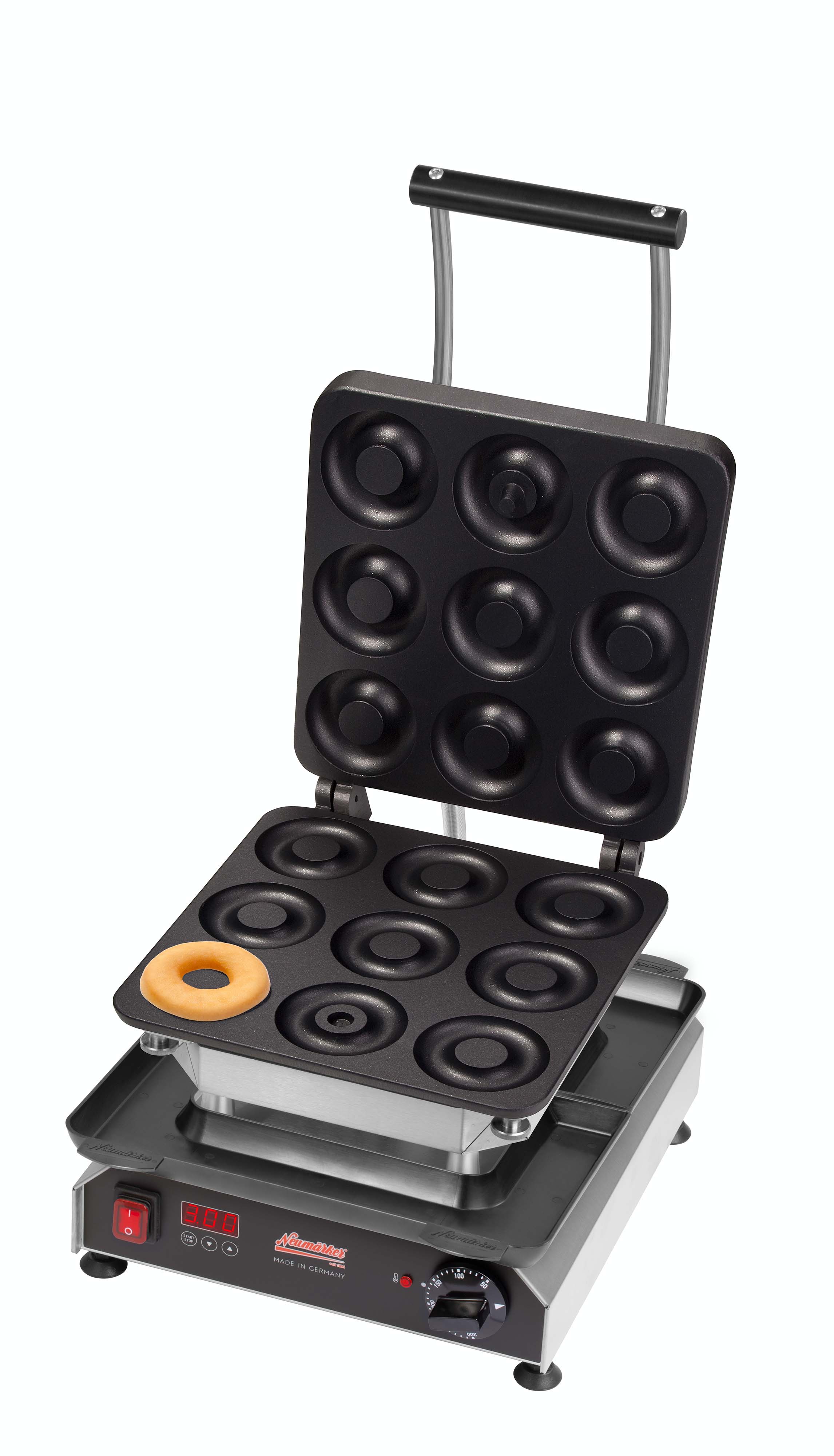 Neumärker Waffeleisen-Wechselplatte Dony Donut für Backsystem & Thermocook mit Antihaftbeschichtung