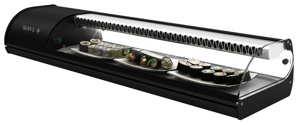 Royal Cooling Sushi 6 - 6x GN 1/3 x 40 mm, Kompressor links