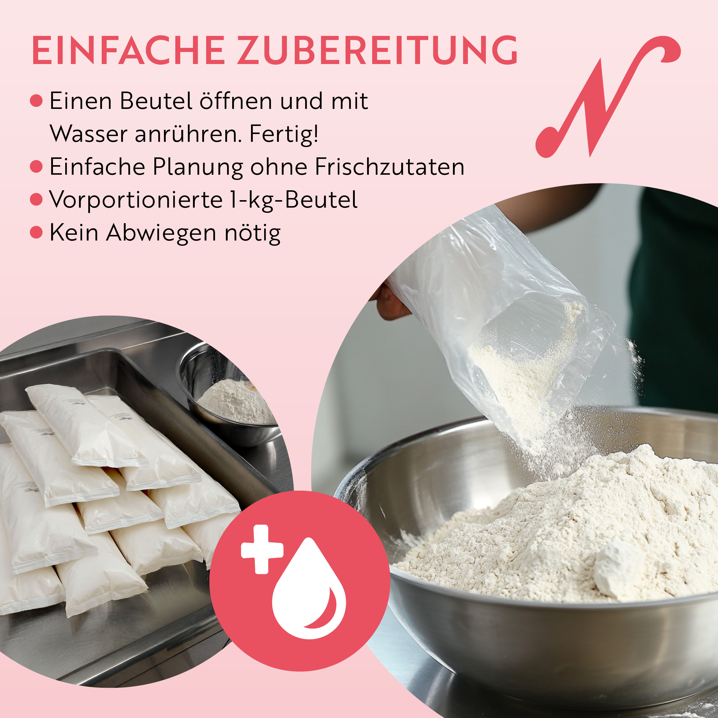 Protein-Waffel & Pancake Ready-Mix Karton à 10 (10x 1) Backmischung Neumärker 05-20139-01