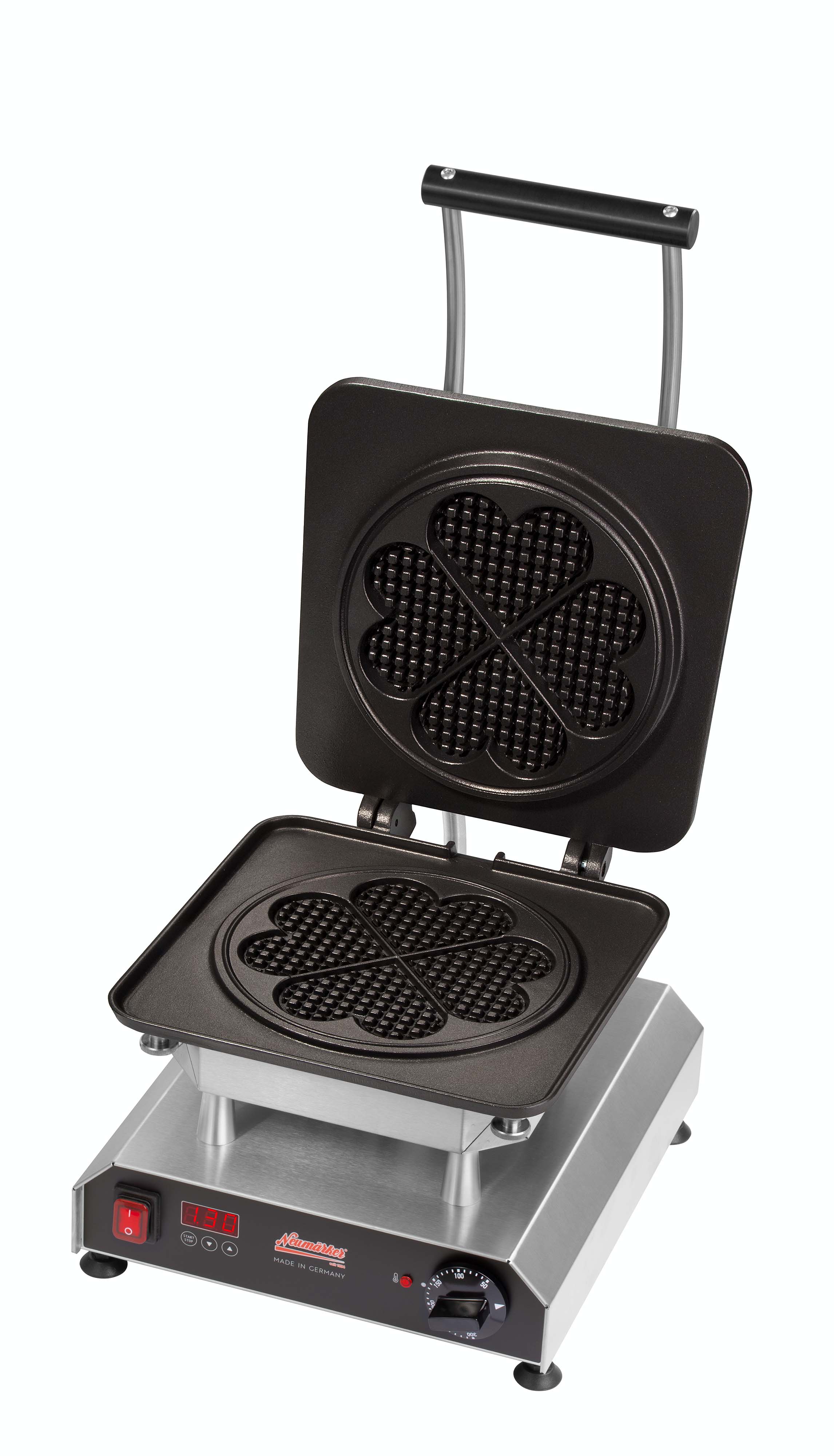 Neumärker Waffeleisen Thermocook® inkl. Sunny Waffel Wechselplatten Antihaftbeschichtung