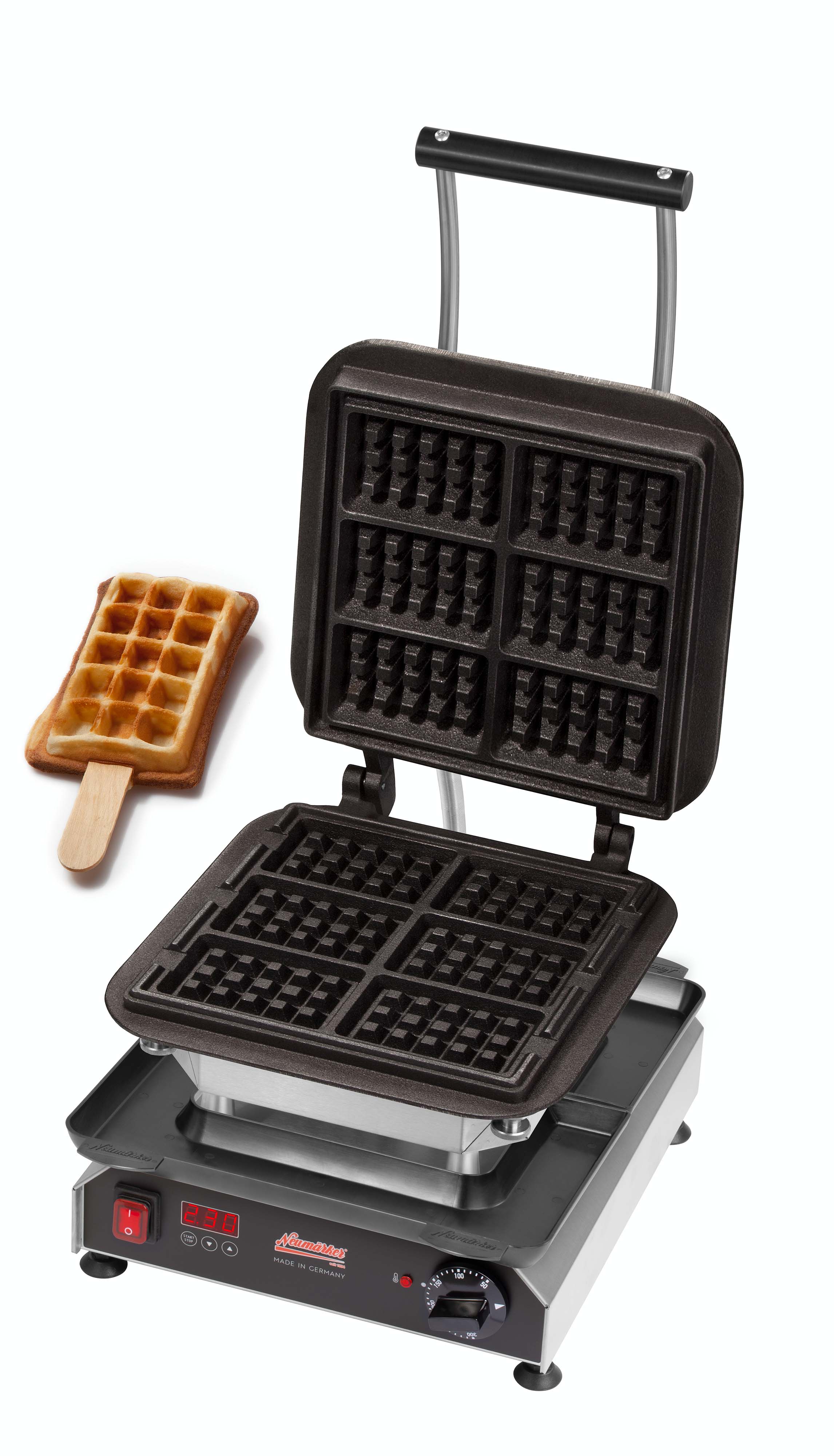Neumärker  Waffeleisen-Wechselplatte Rahmwaffel am Stiel für Backsystem & Thermocook