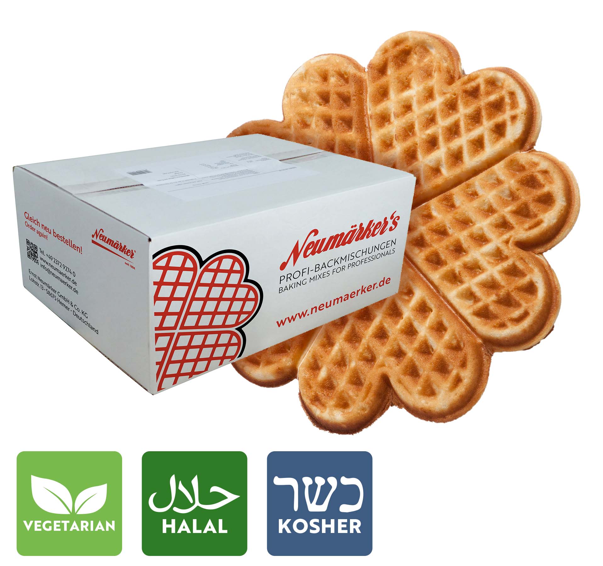 Neumärker Waffel-Ready-Mix - Fertigmischung 05-20122