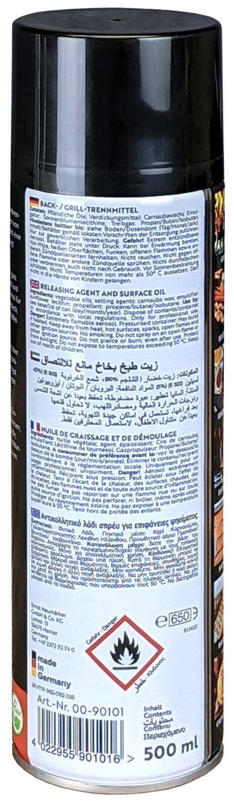 Trennfix neutral - Sprühdose à 500 ml Neumärker Back+Grill Trennspray