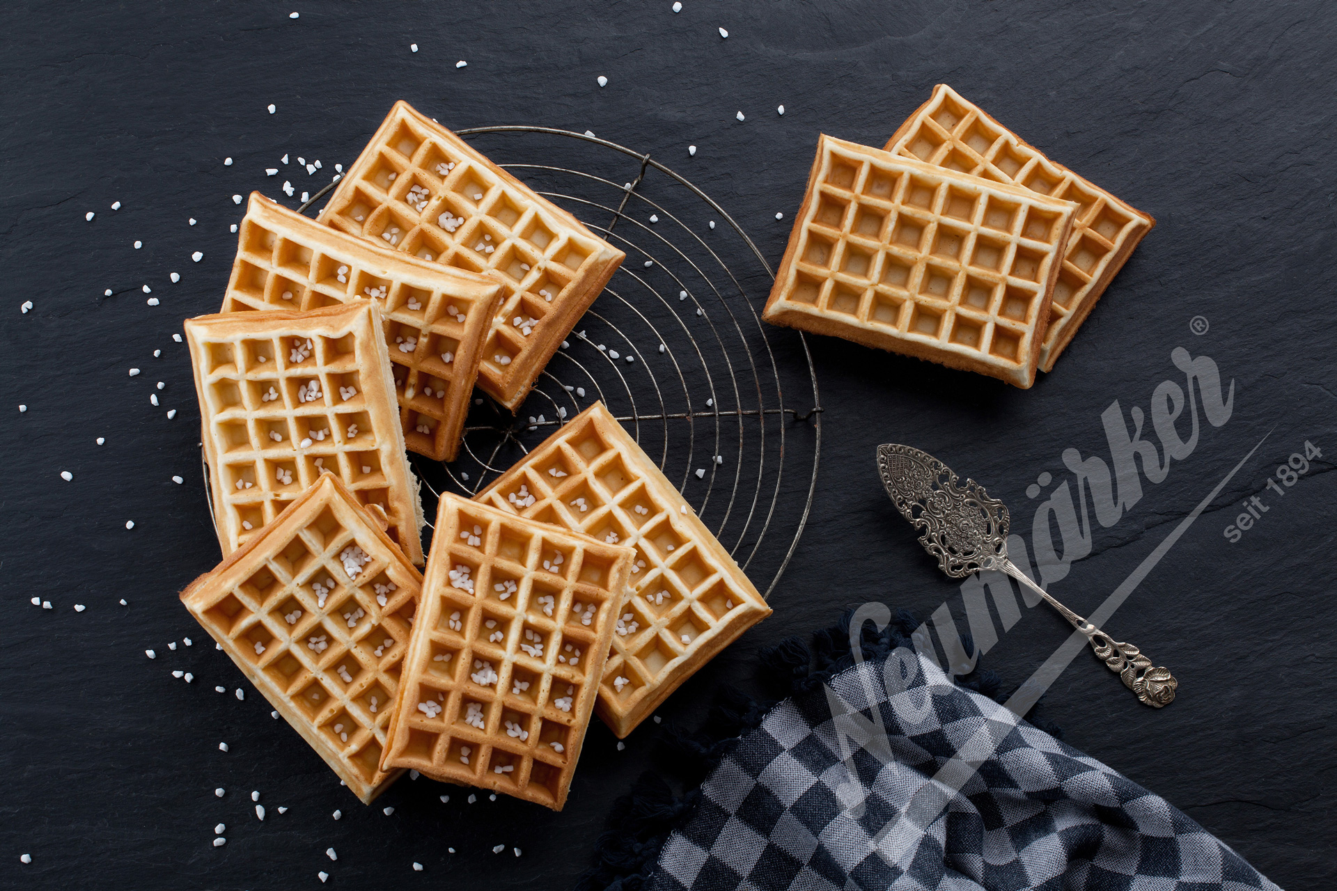 Neumärker Waffeleisen-Wechselplatte Lorrainewaffel für Backsystem & Thermocook