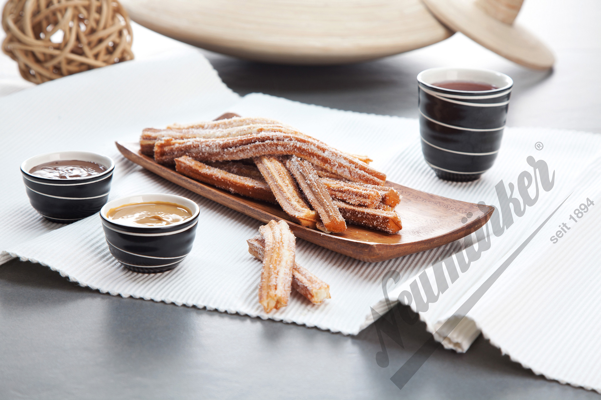 Neumärker  Waffeleisen-Wechselplatte Churros für Backsystem & Thermocook