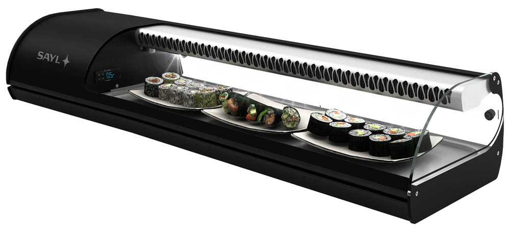 Royal Cooling Sushi 4 - 4x GN 1/3 x 40 mm, Kompressor links