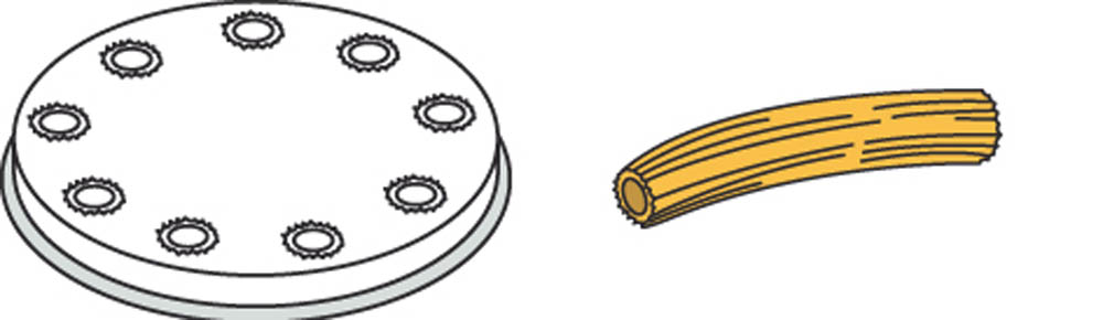 Pasta-Scheibe Ø 50 mm Bucatini - für MPF 1,5