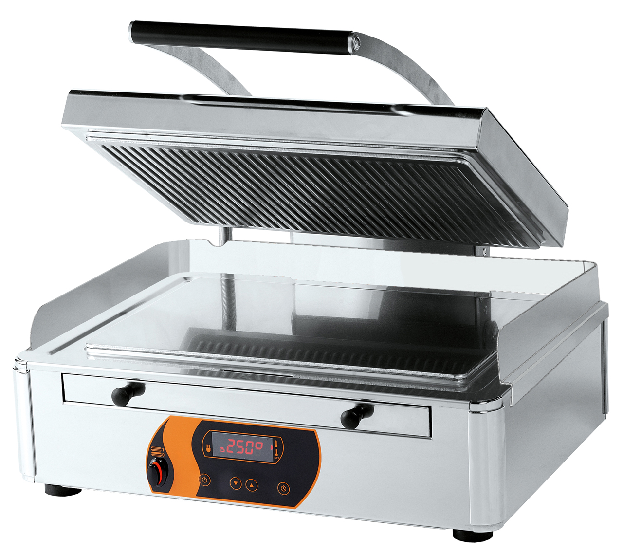 Neumärker Duplex Kontakt Grill 2.0 - oben gerillt und unten glatt