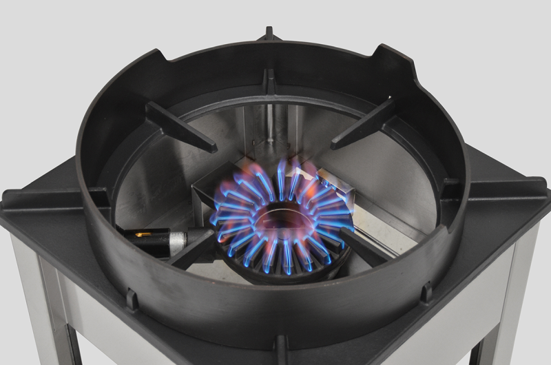 KBS Gas Hockerkocher mit 13 kW Hochleistungsbrenner