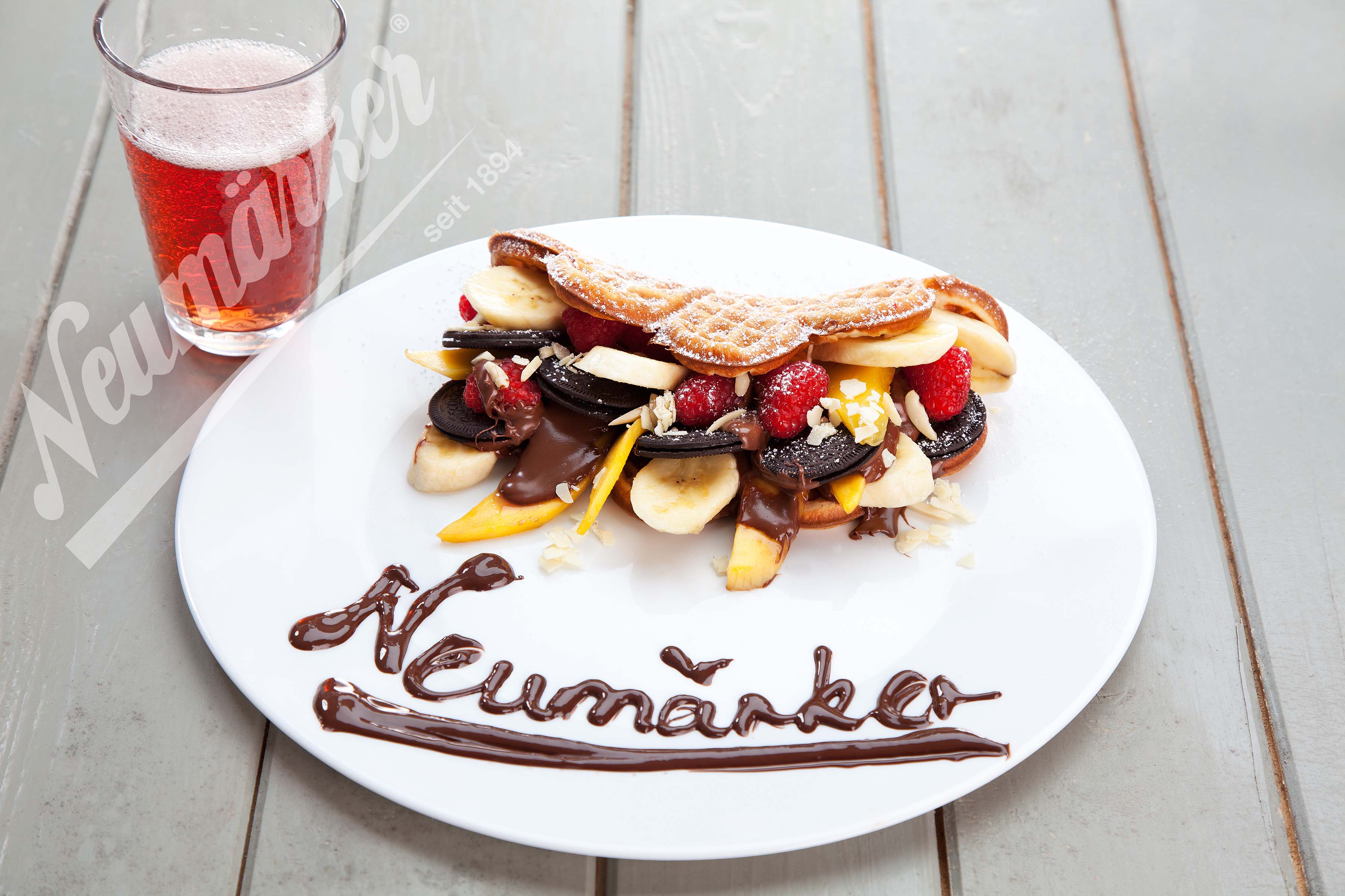 Waffeleisen-Wechselplatte große Herzwaffel AMORE von Neumärker 32-40720