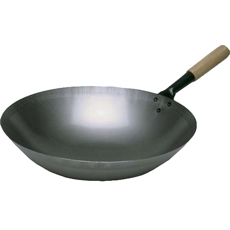 Neumärker Stahl Wokpfanne WPS1 36 cm mit Holzgriff Made in Germany by BERNER 00-00519
